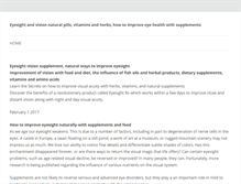 Tablet Screenshot of eyesightvision.info